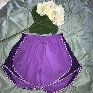 Purple Nike Shorts w/ Checkered Lining